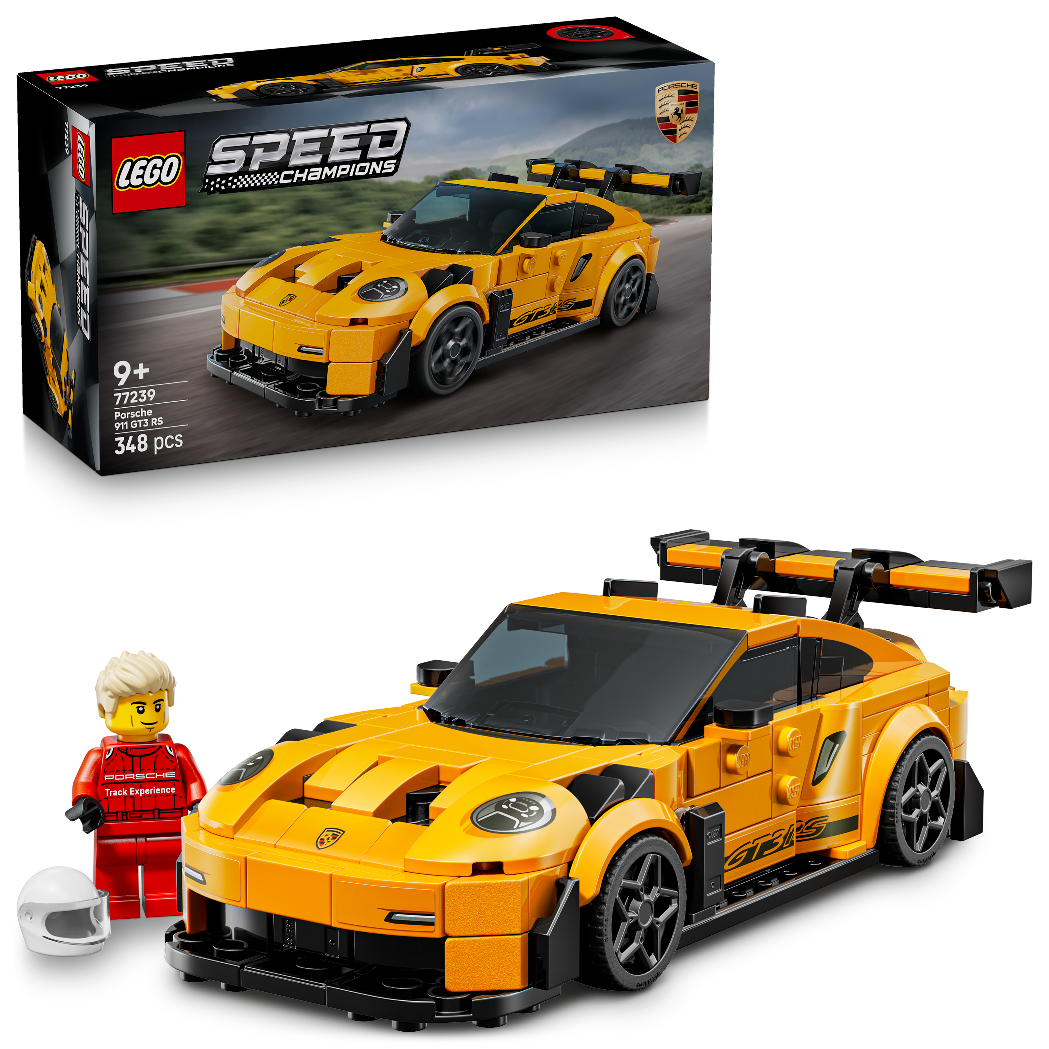 LEGO 77239 Speed Champions Porsche 911 GT3 RS Super Car Toy