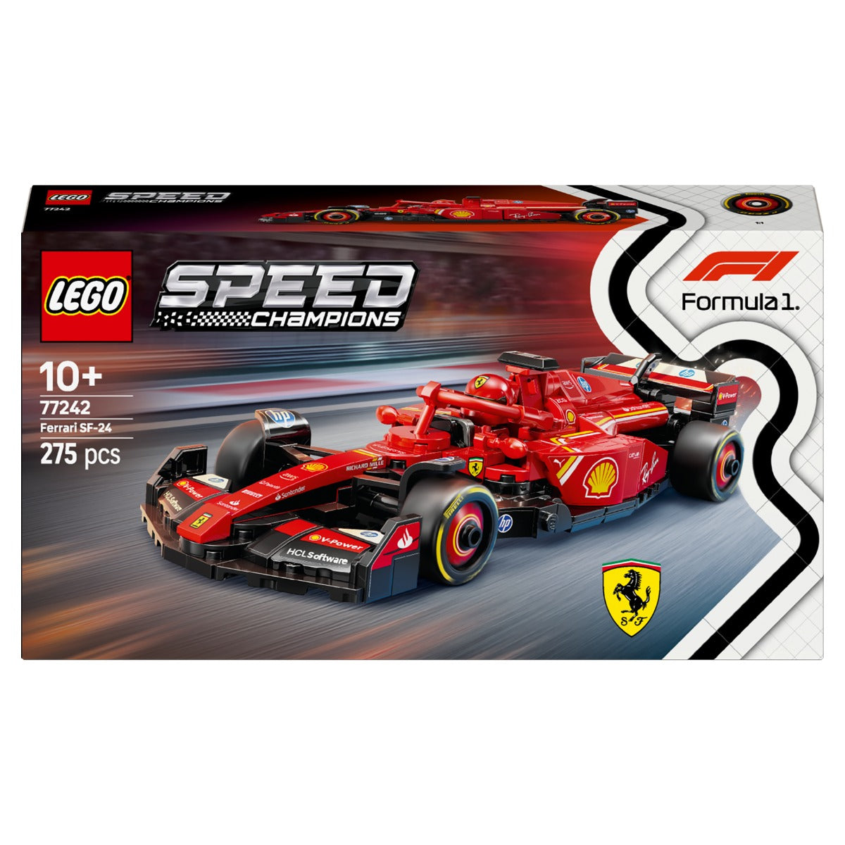 LEGO 77242 Speed Champions Ferrari SF-24 F1 Race Car Toy