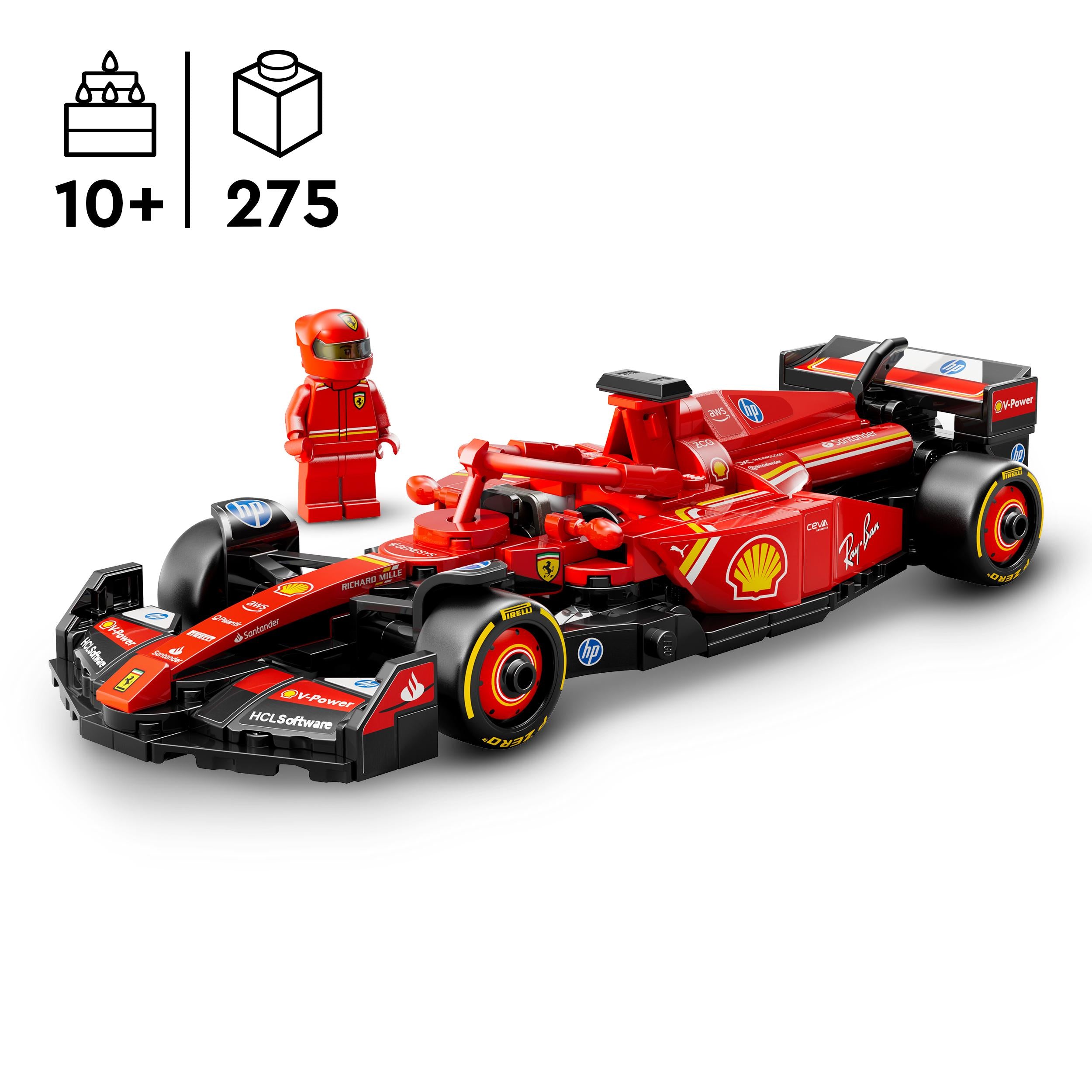 LEGO 77242 Speed Champions Ferrari SF-24 F1 Race Car Toy