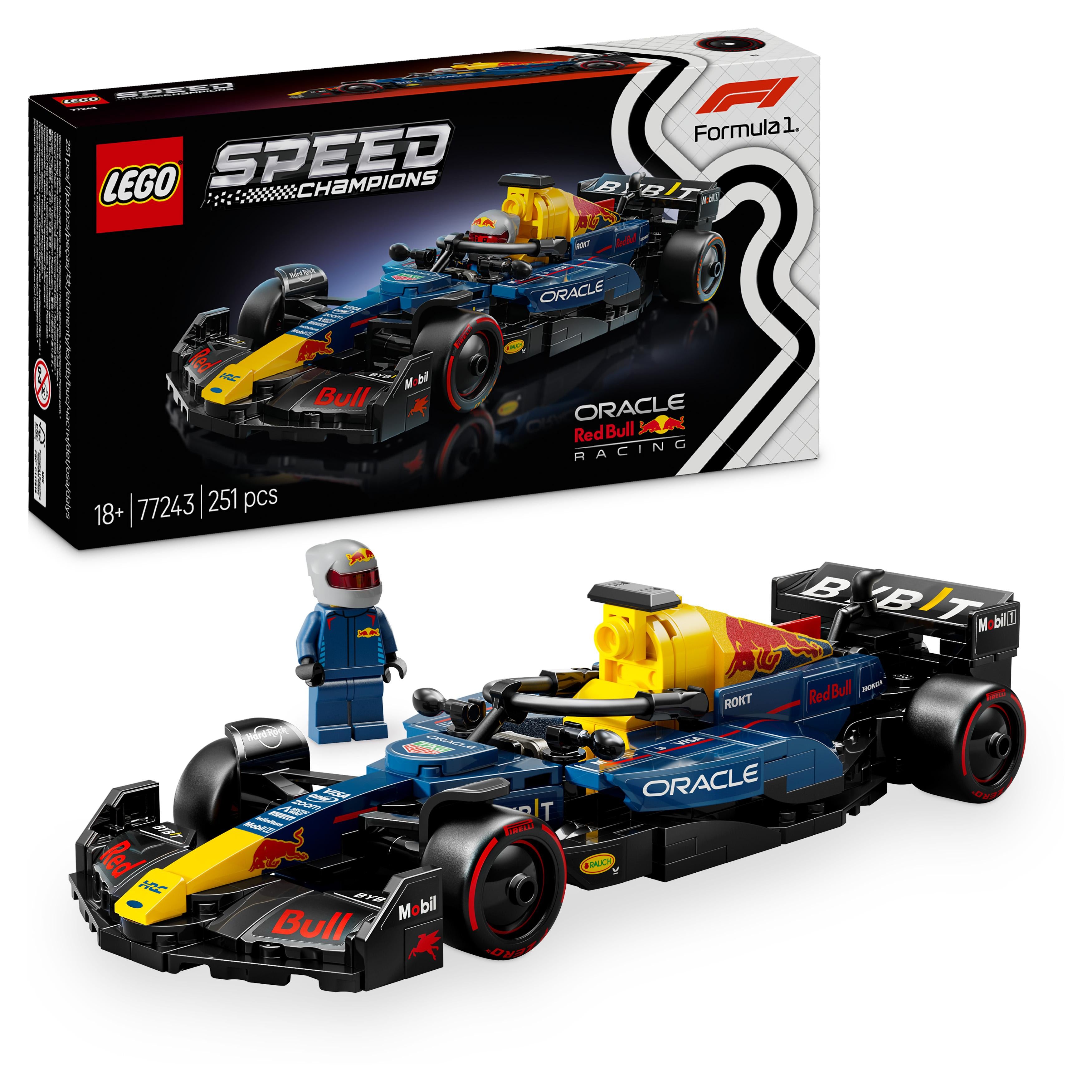 LEGO 77243 Speed Champions Oracle Red Bull Racing RB20 F1 Race Car Toy