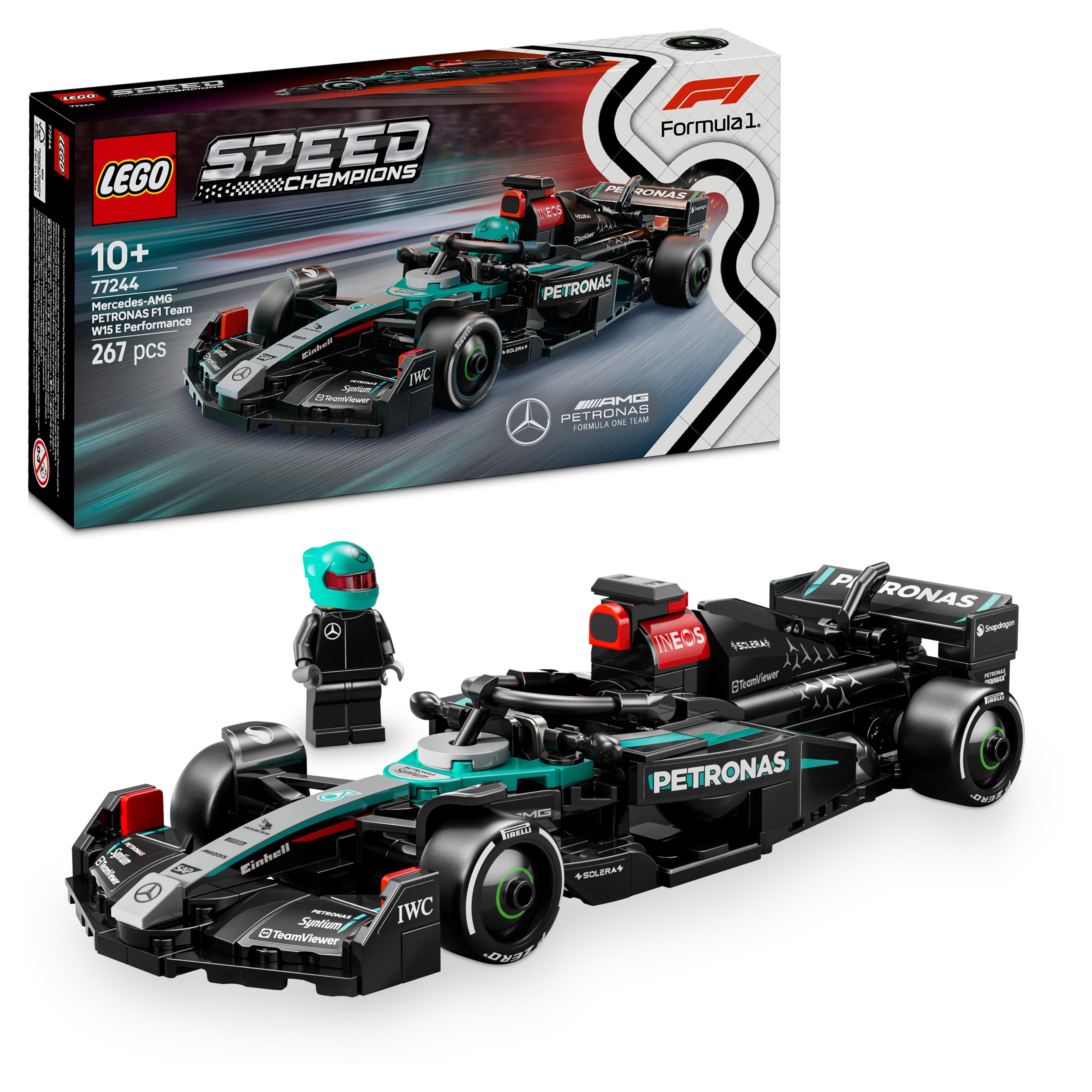 LEGO 77244 Speed Champions Mercedes-AMG F1 W15 Race Car Toy