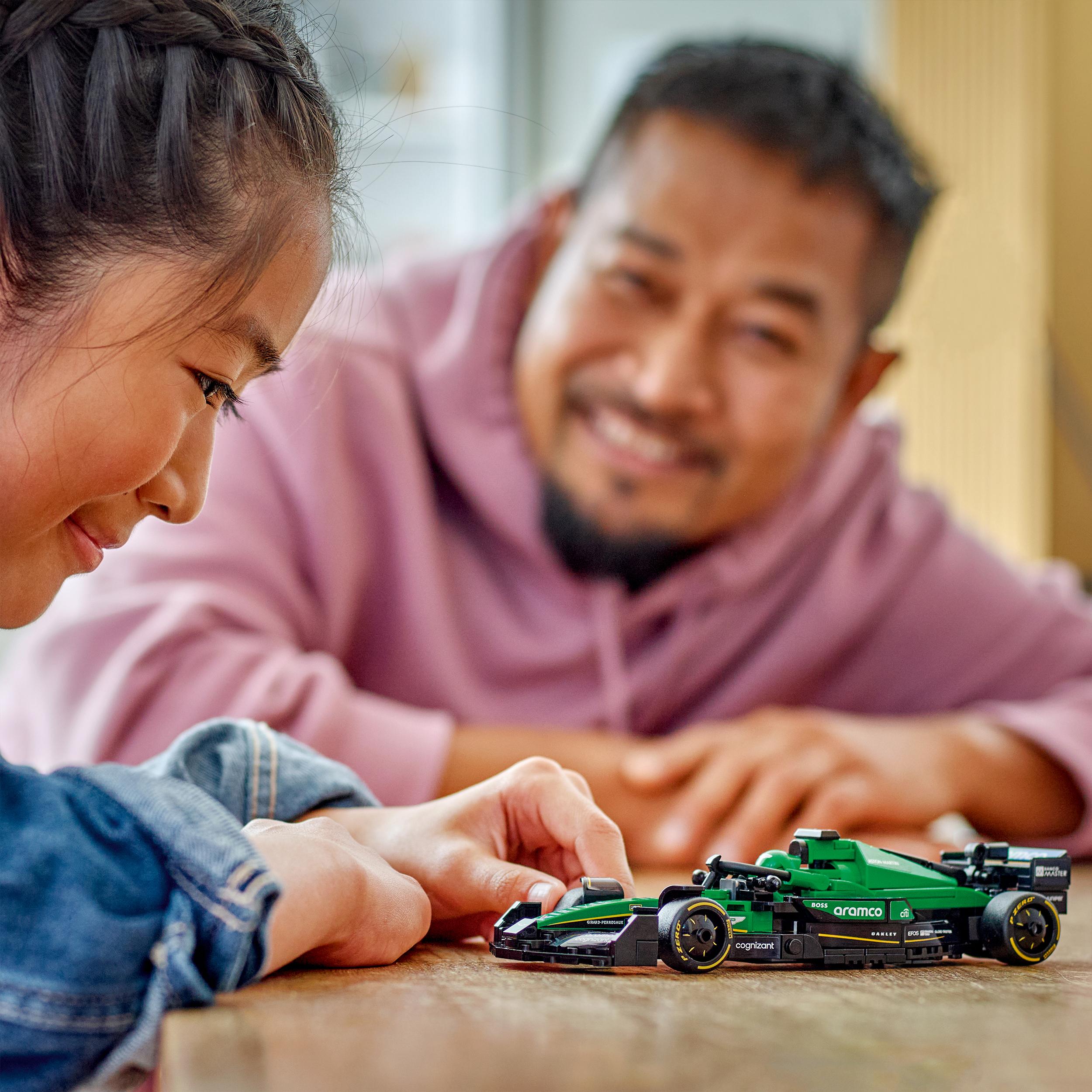 LEGO 77245 Speed Champions Aston Martin Aramco F1 AMR24 Race Car Toy