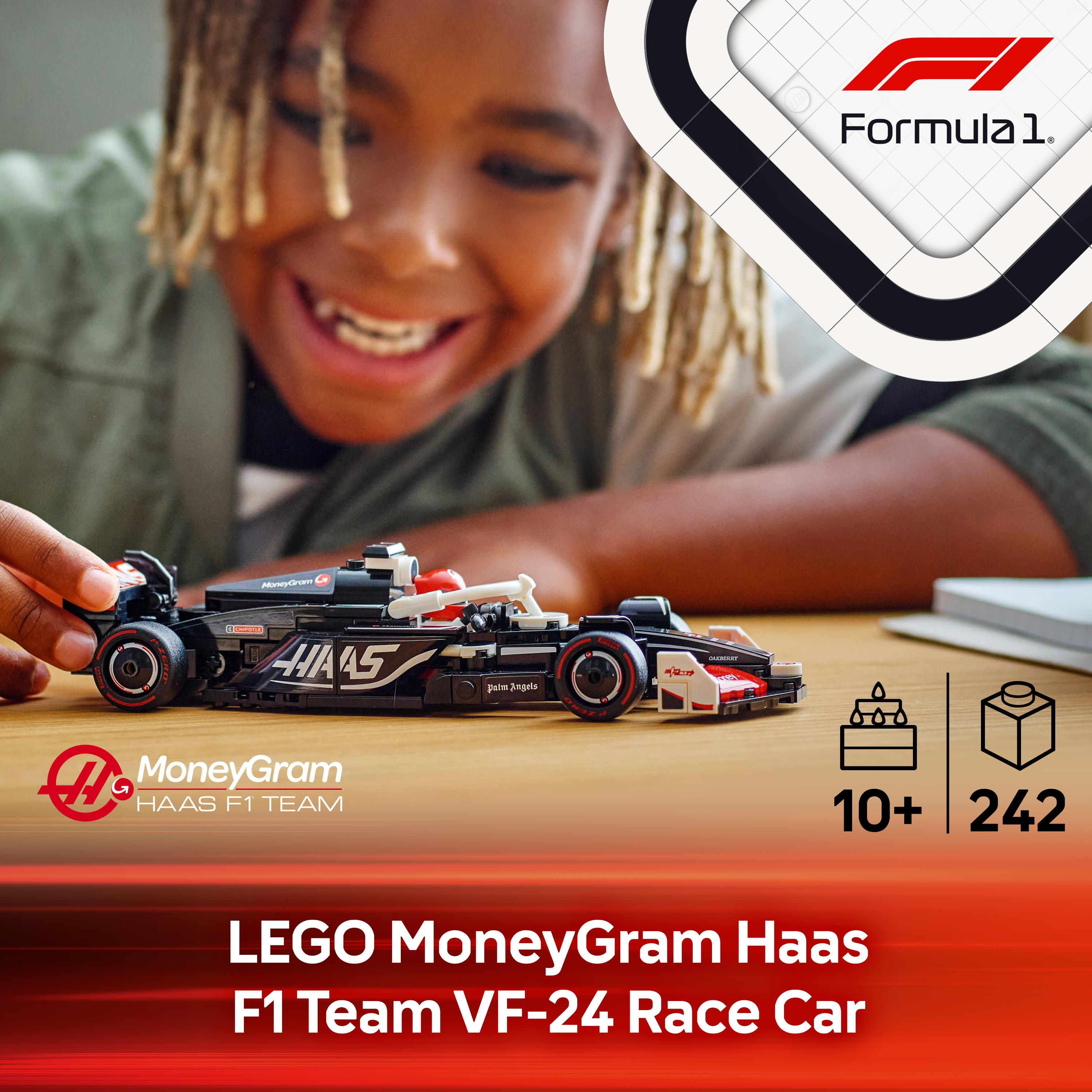LEGO 77250 Speed Champions MoneyGram Haas F1 Team VF-24 Race Car Toy