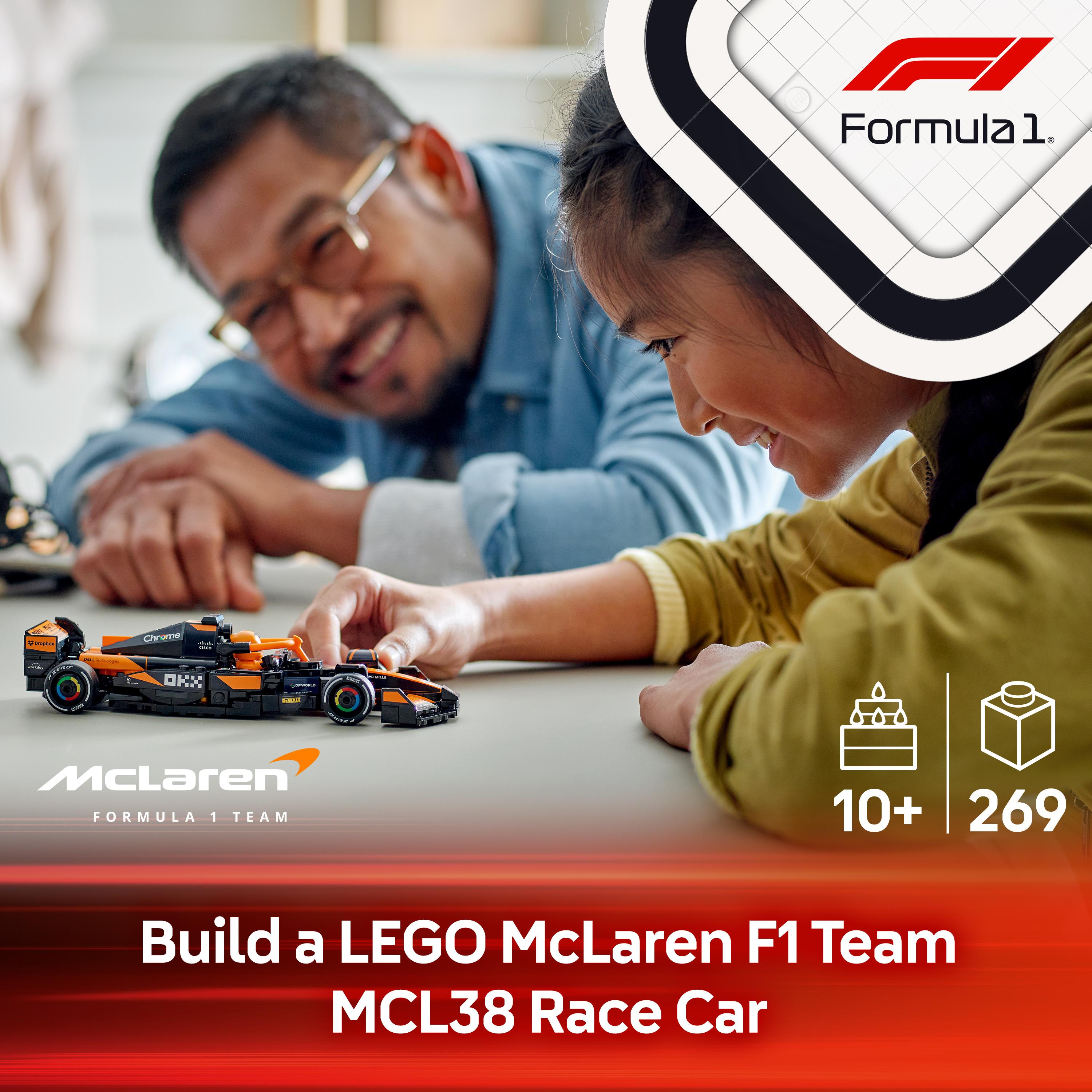 LEGO 77251 Speed Champions McLaren F1 Team MCL38 Race Car Toy
