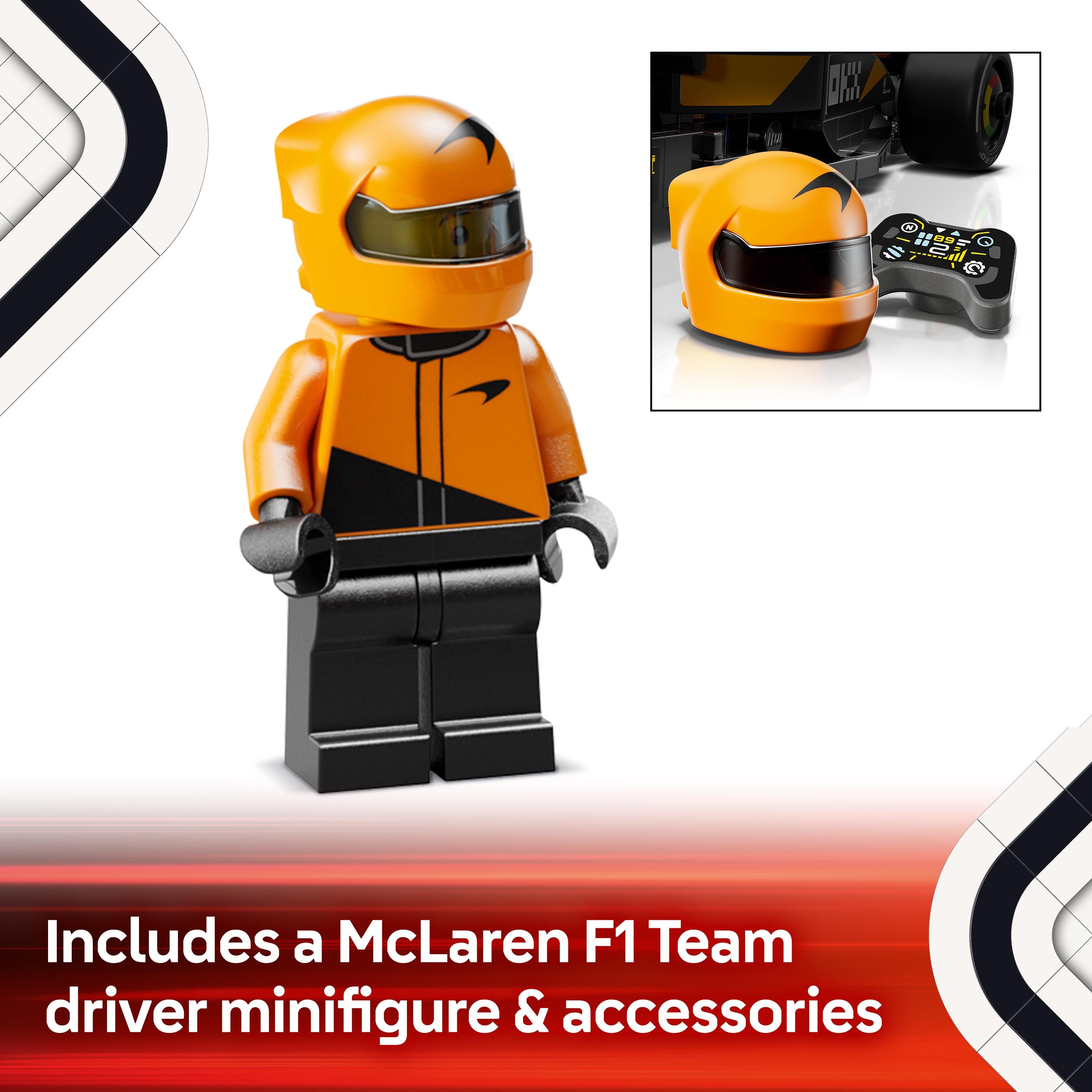 LEGO 77251 Speed Champions McLaren F1 Team MCL38 Race Car Toy