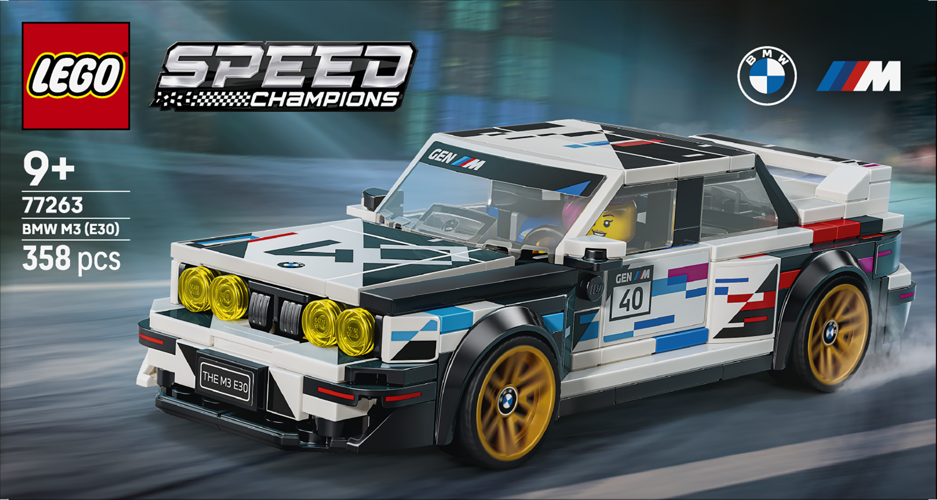 LEGO 77263 Speed Champions BMW M3 E30 Toy Car Kit