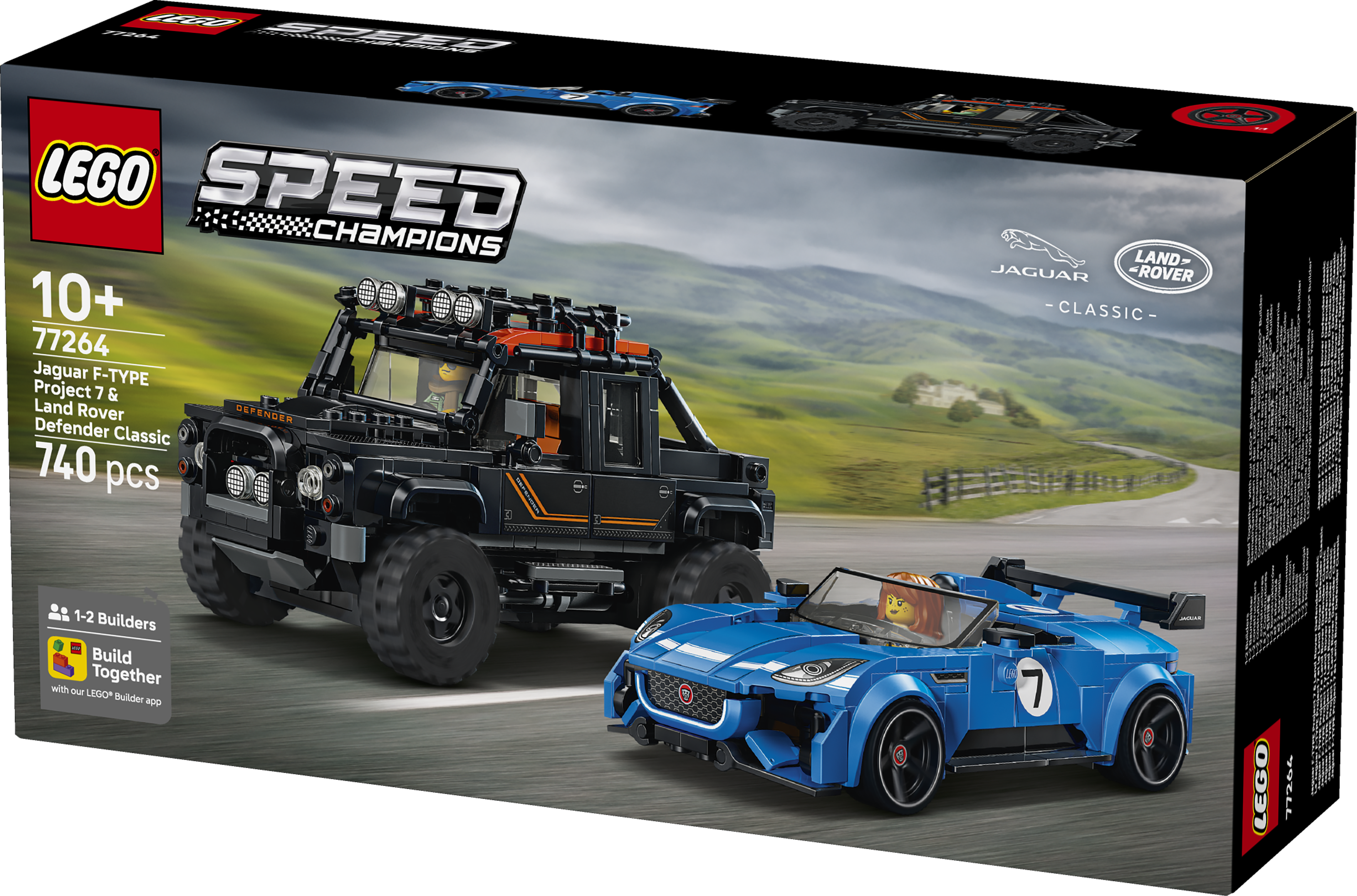LEGO 77264 Speed Champions Jaguar Project 7 & Land Rover Defender