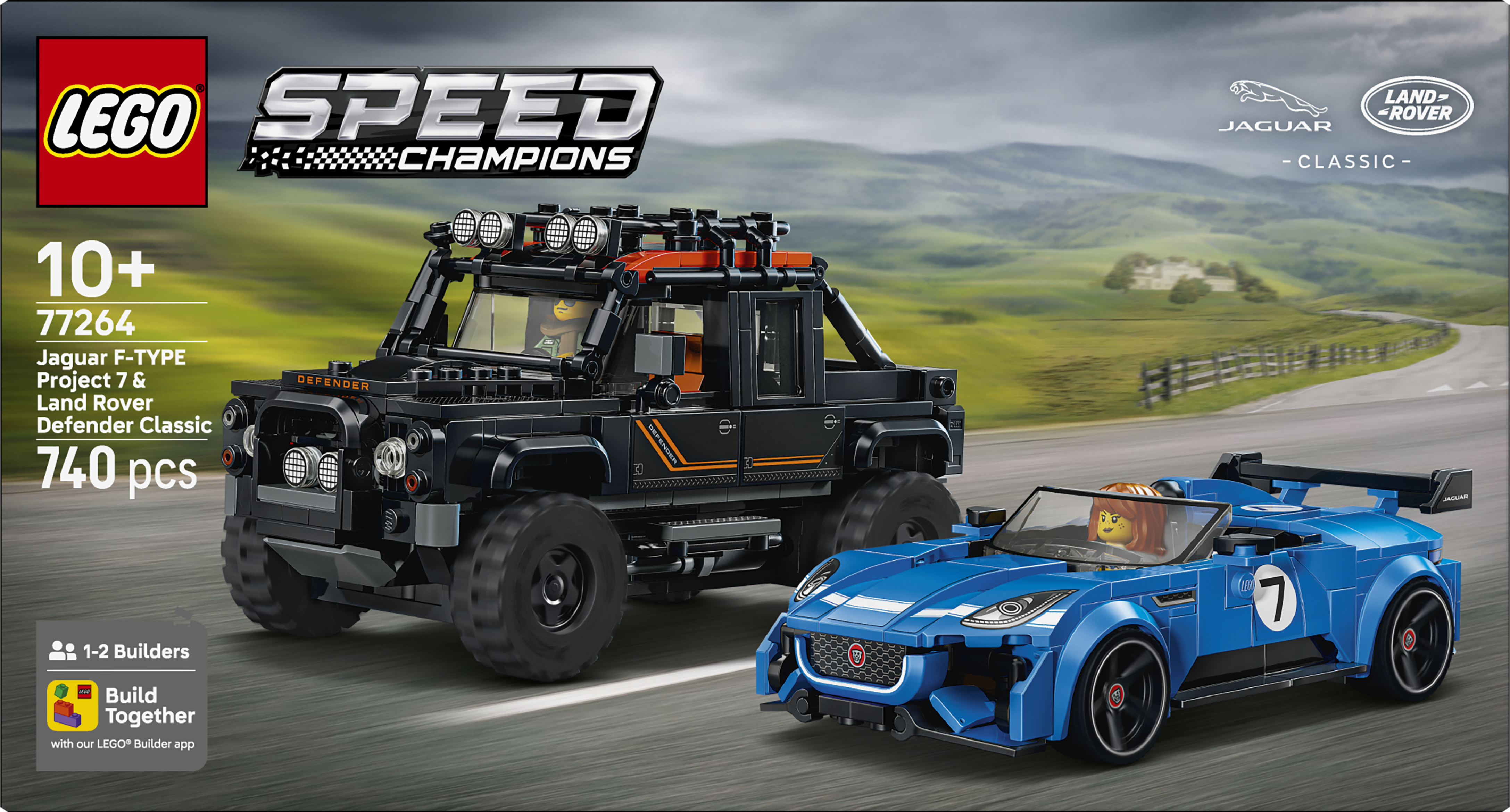 LEGO 77264 Speed Champions Jaguar Project 7 & Land Rover Defender