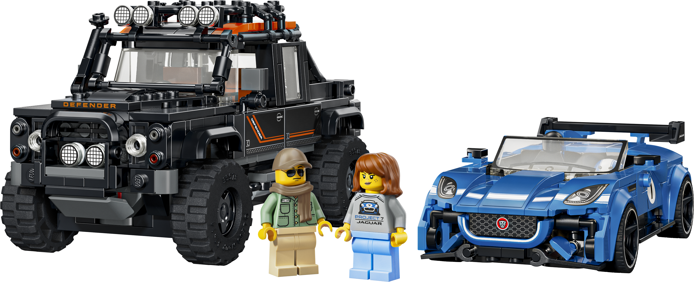 LEGO 77264 Speed Champions Jaguar Project 7 & Land Rover Defender