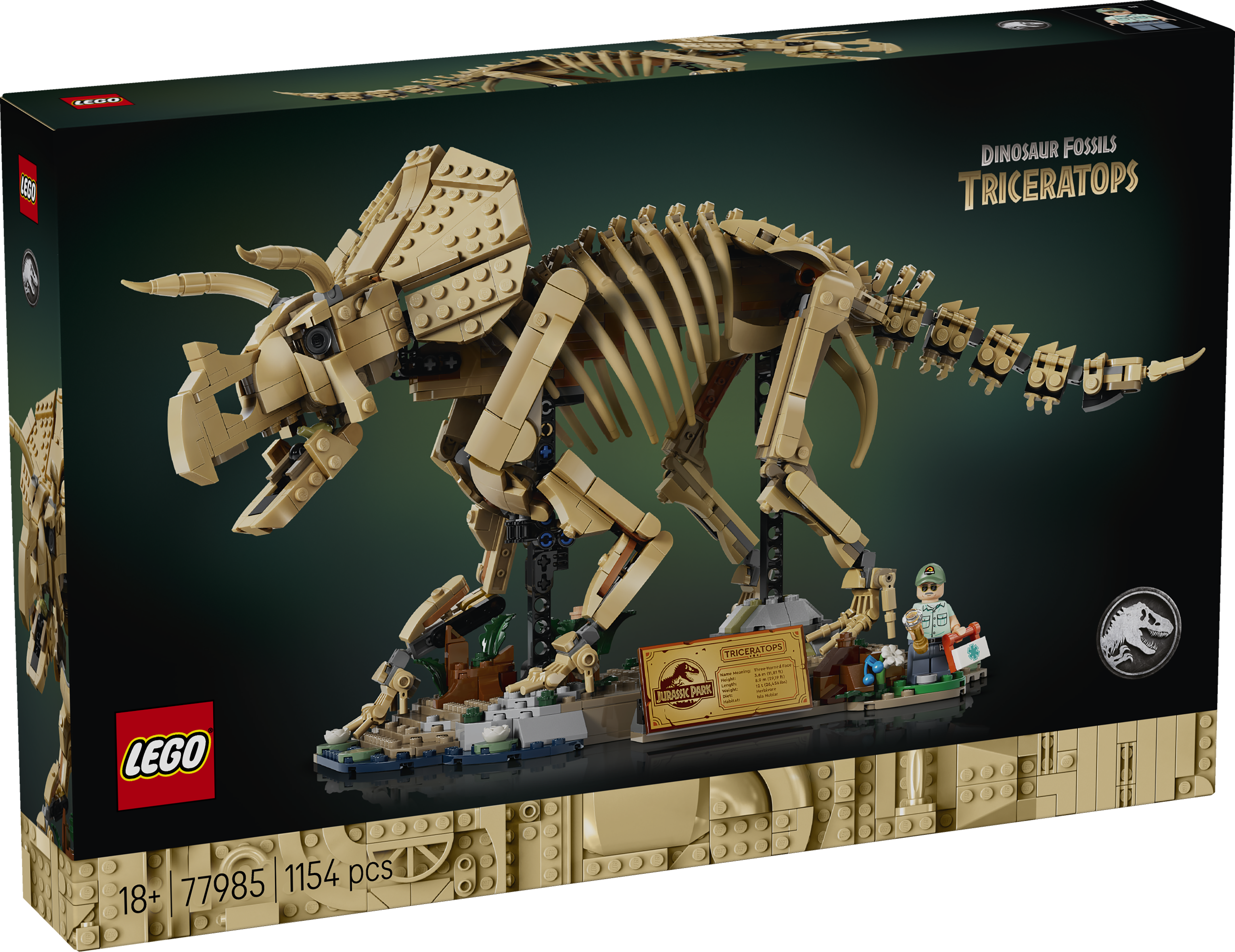 LEGO 77985 Jurassic World Dinosaur Fossils: Triceratops