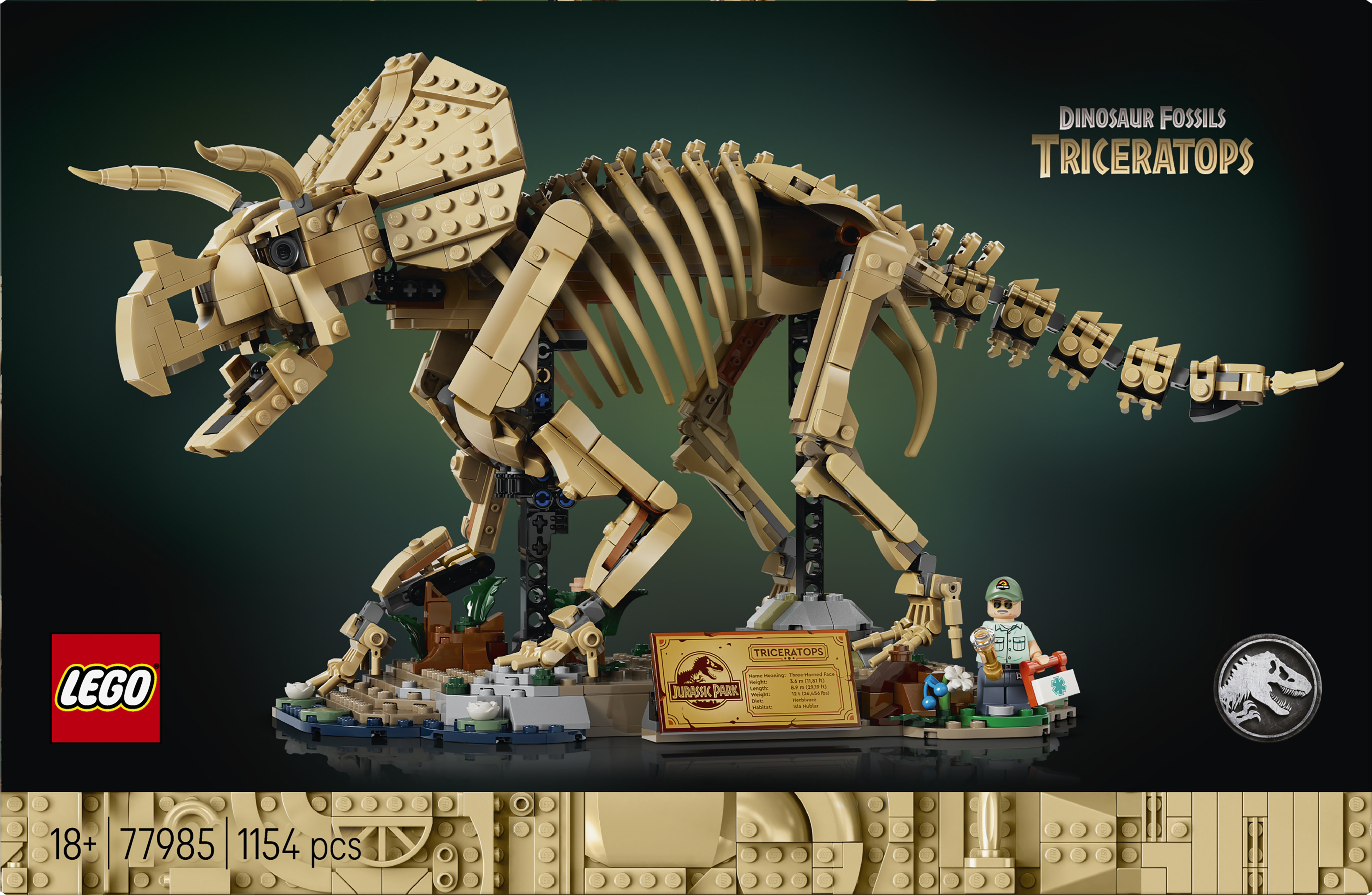 LEGO 77985 Jurassic World Dinosaur Fossils: Triceratops