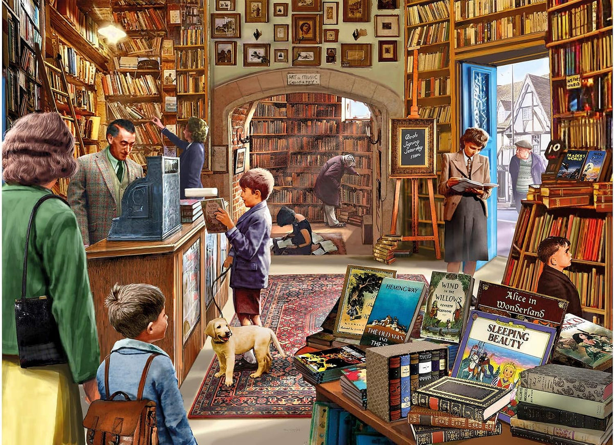 Ye Olde Shoppe Book Shoppe 1000pc Puzzle