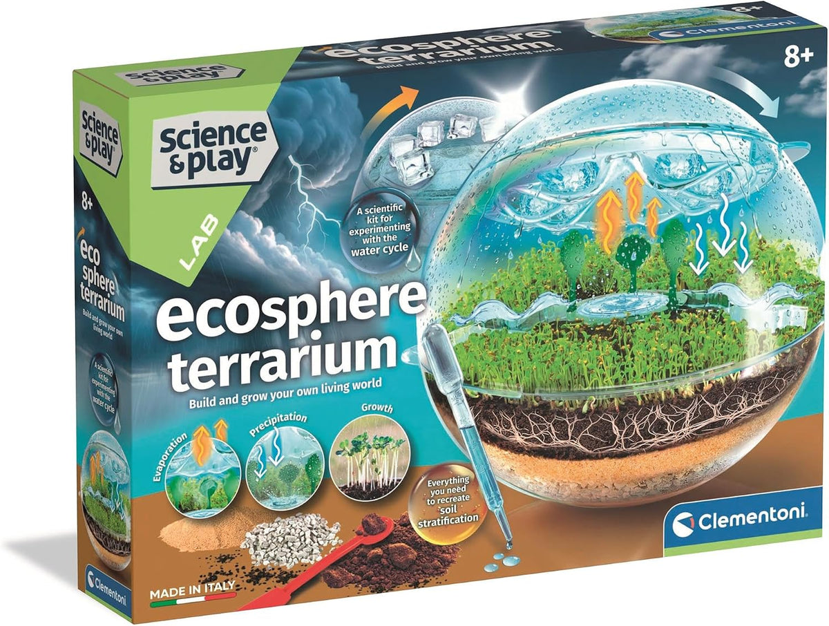 Clementoni Science & Play Ecosphere Kit, STEM Toy for Kids