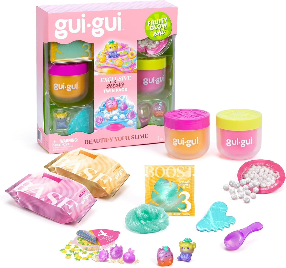 GUI GUI Fruity Glow Deluxe Twin Pack Slime Kit