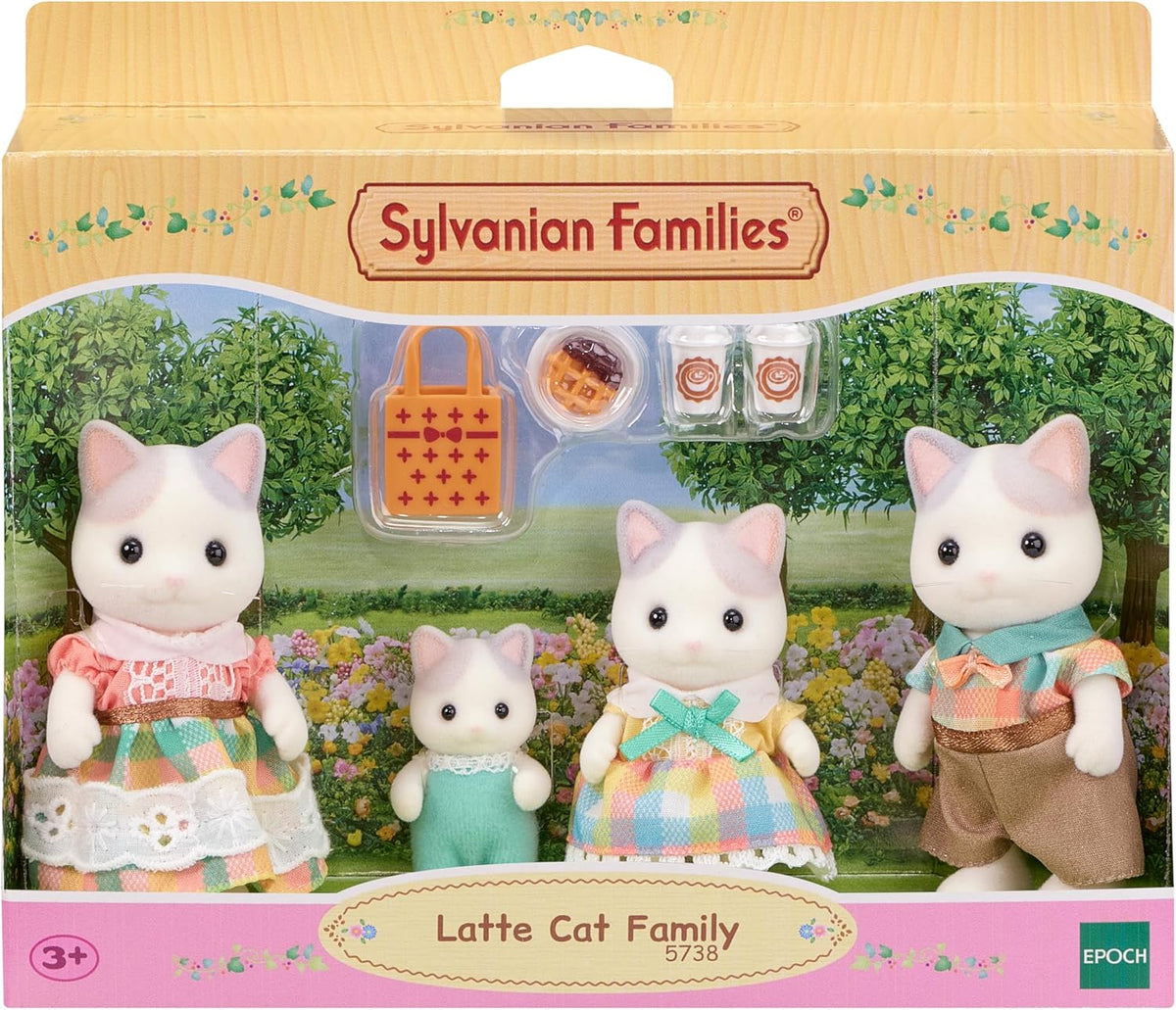 Sylvanian Families 5738 Latte Cat Family