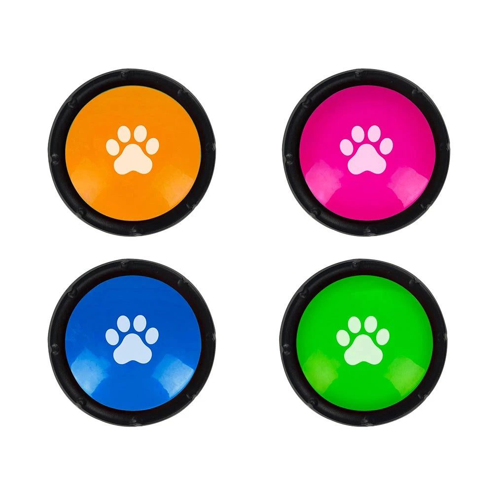 Recordable Dog Trick Buttons Set of 4