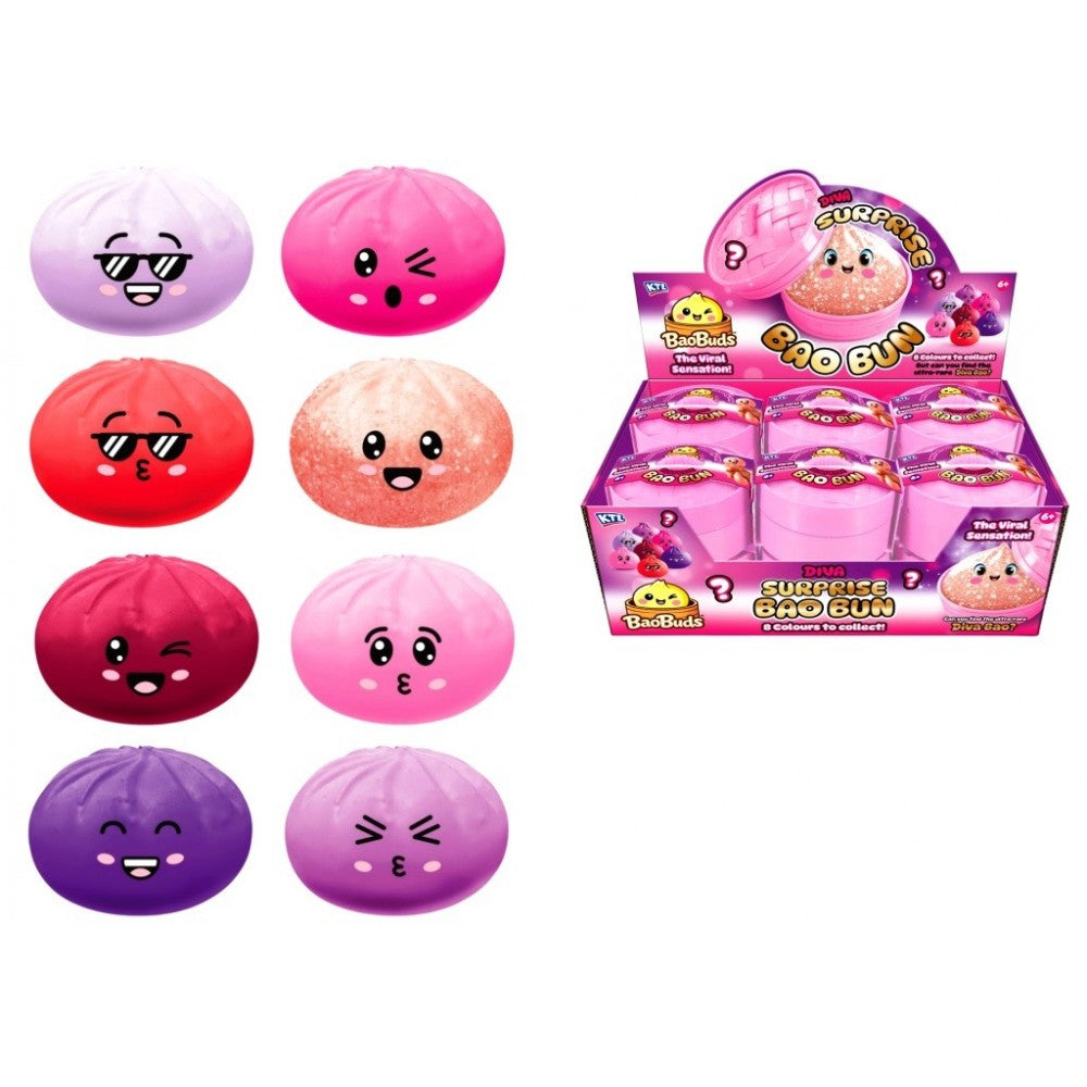 Dumpling Pink, Bao Bun Diva Surprise Squishy