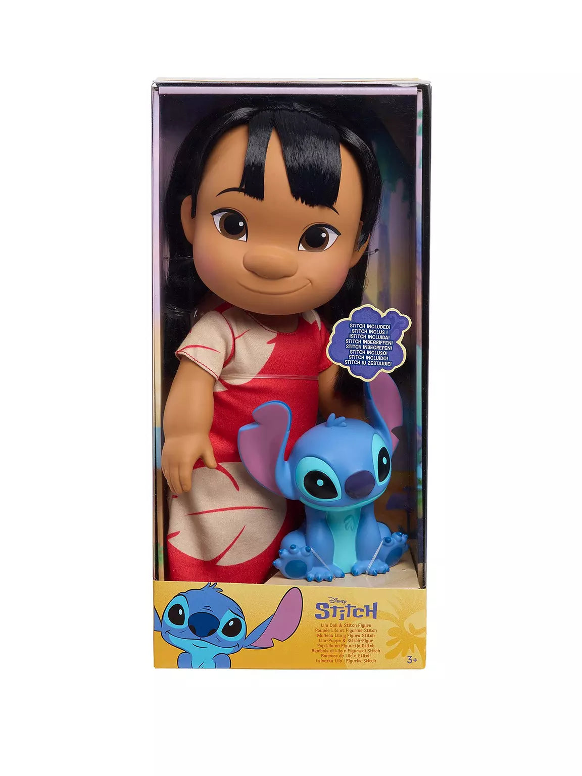 Disney Lilo & Stitch 14-inch Poseable Lilo Doll with 5-inch Stitch Figure