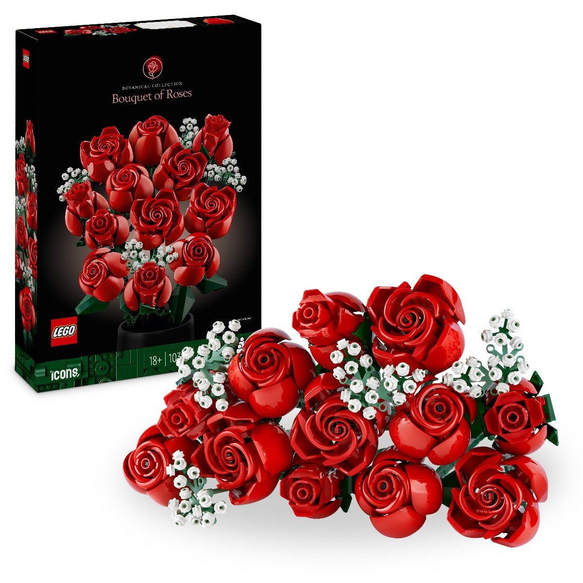 LEGO 10328 Icons Bouquet of Roses Flowers Décor Set for Adults