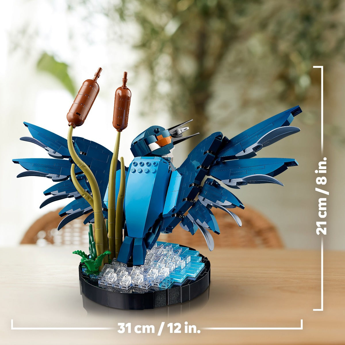 LEGO 10331 Icons Kingfisher Bird Model Building Kit for Adults
