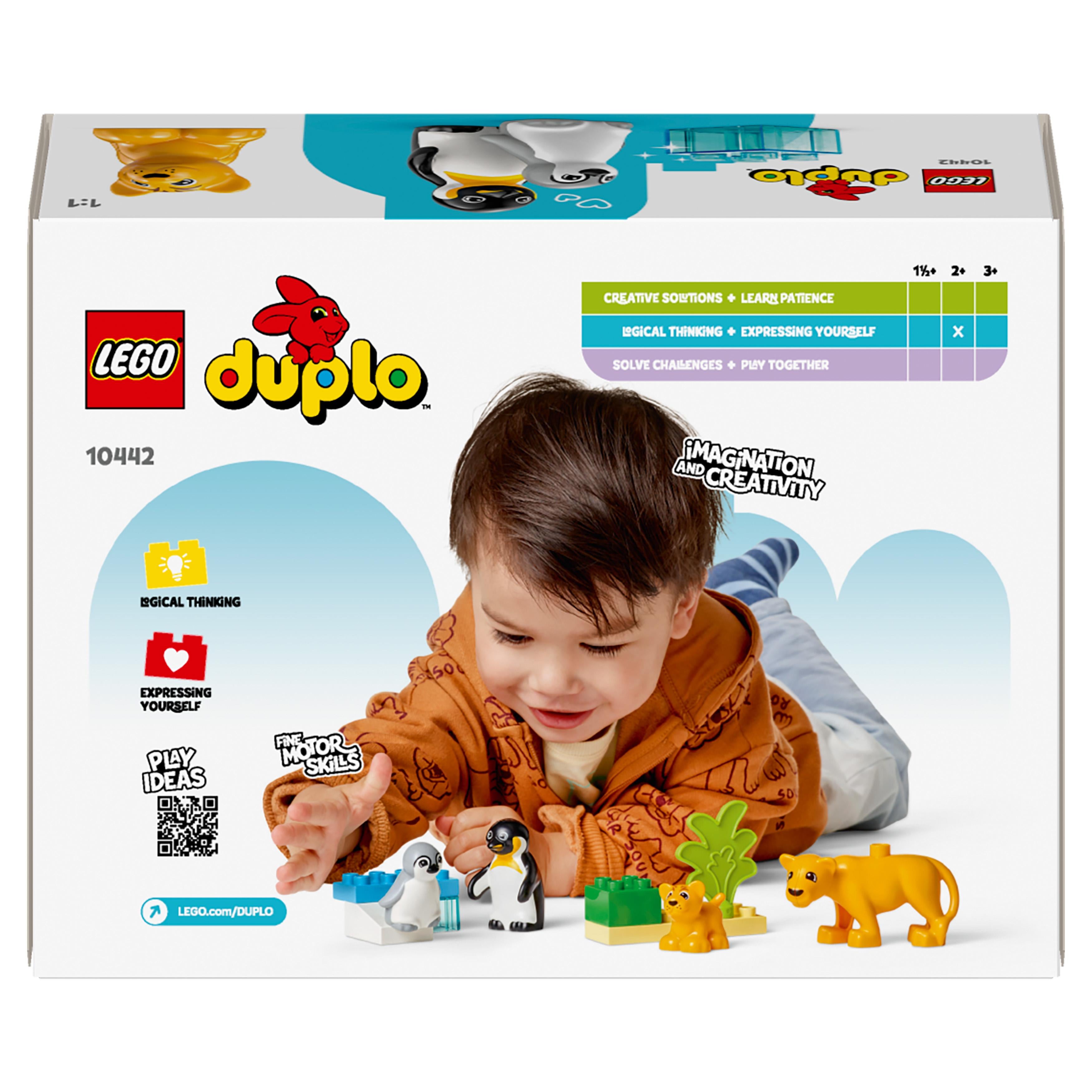 LEGO 10442 DUPLO Wild Animal Families: Penguins & Lions