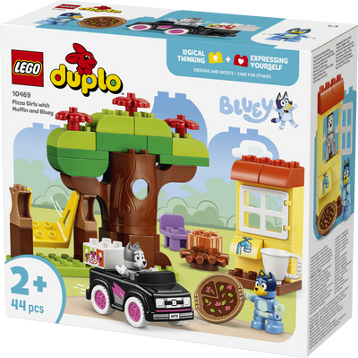 LEGO 10469 DUPLO Bluey Pizza Girls with Muffin and Bluey