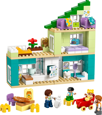 LEGO 10470 DUPLO Town 3 in 1 Modern Family House with Figures