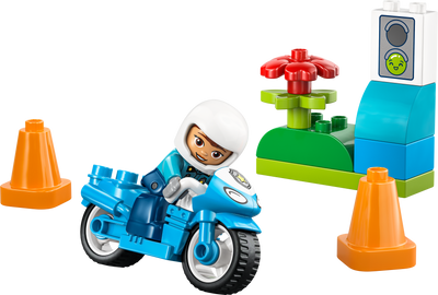 LEGO 10471 DUPLO Town Blue Police Motorcycle