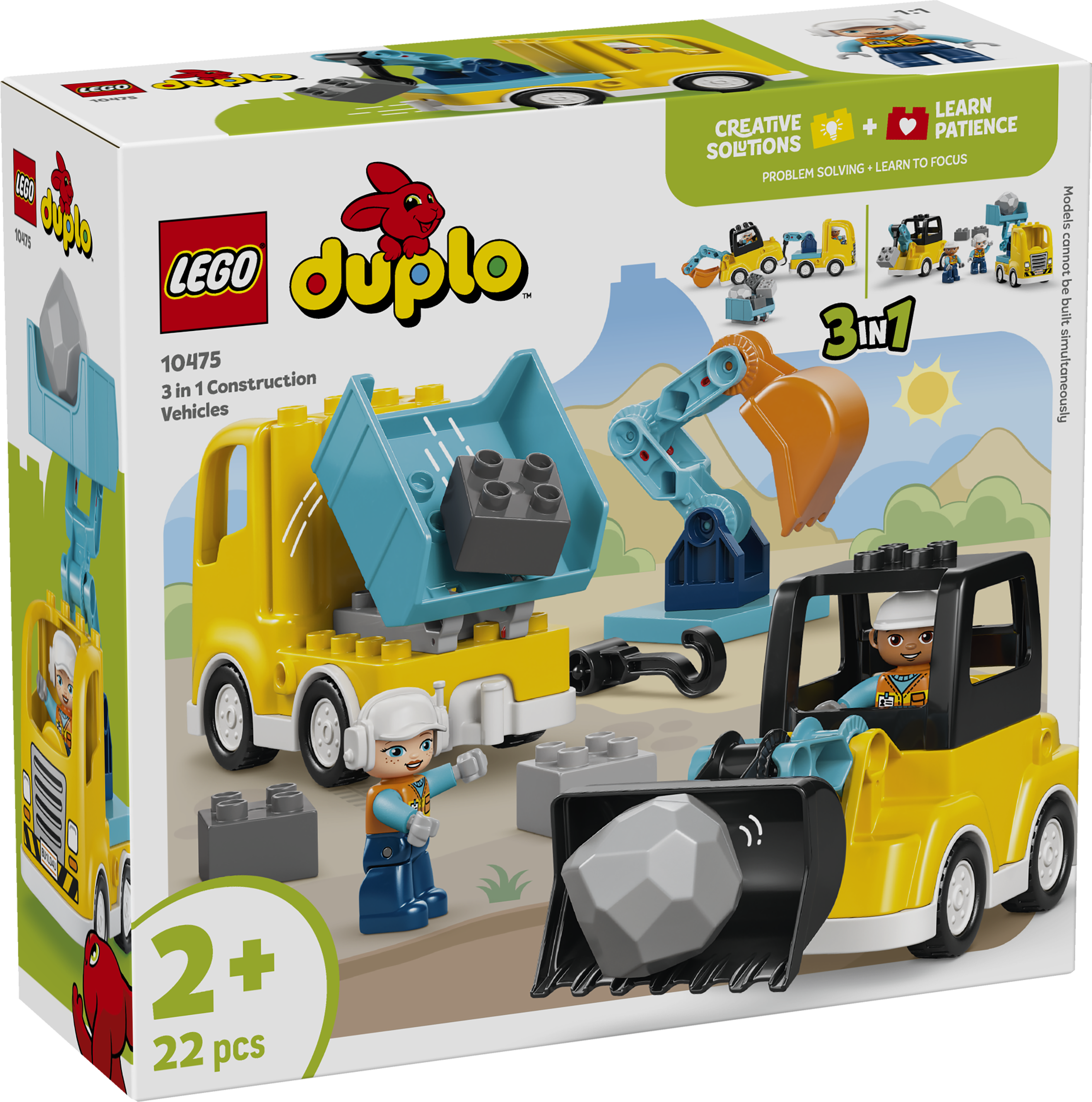 LEGO 10475 DUPLO Town 3 in 1 Construction Vehicles