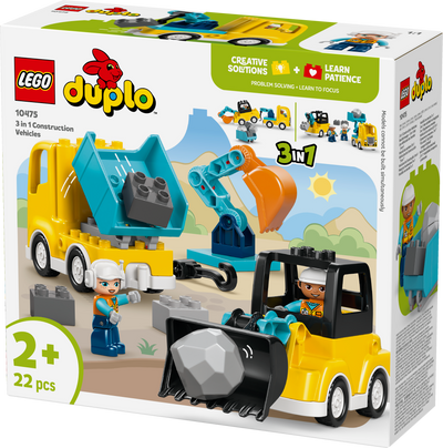 LEGO 10475 DUPLO Town 3 in 1 Construction Vehicles