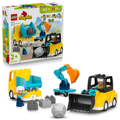 LEGO 10475 DUPLO Town 3 in 1 Construction Vehicles