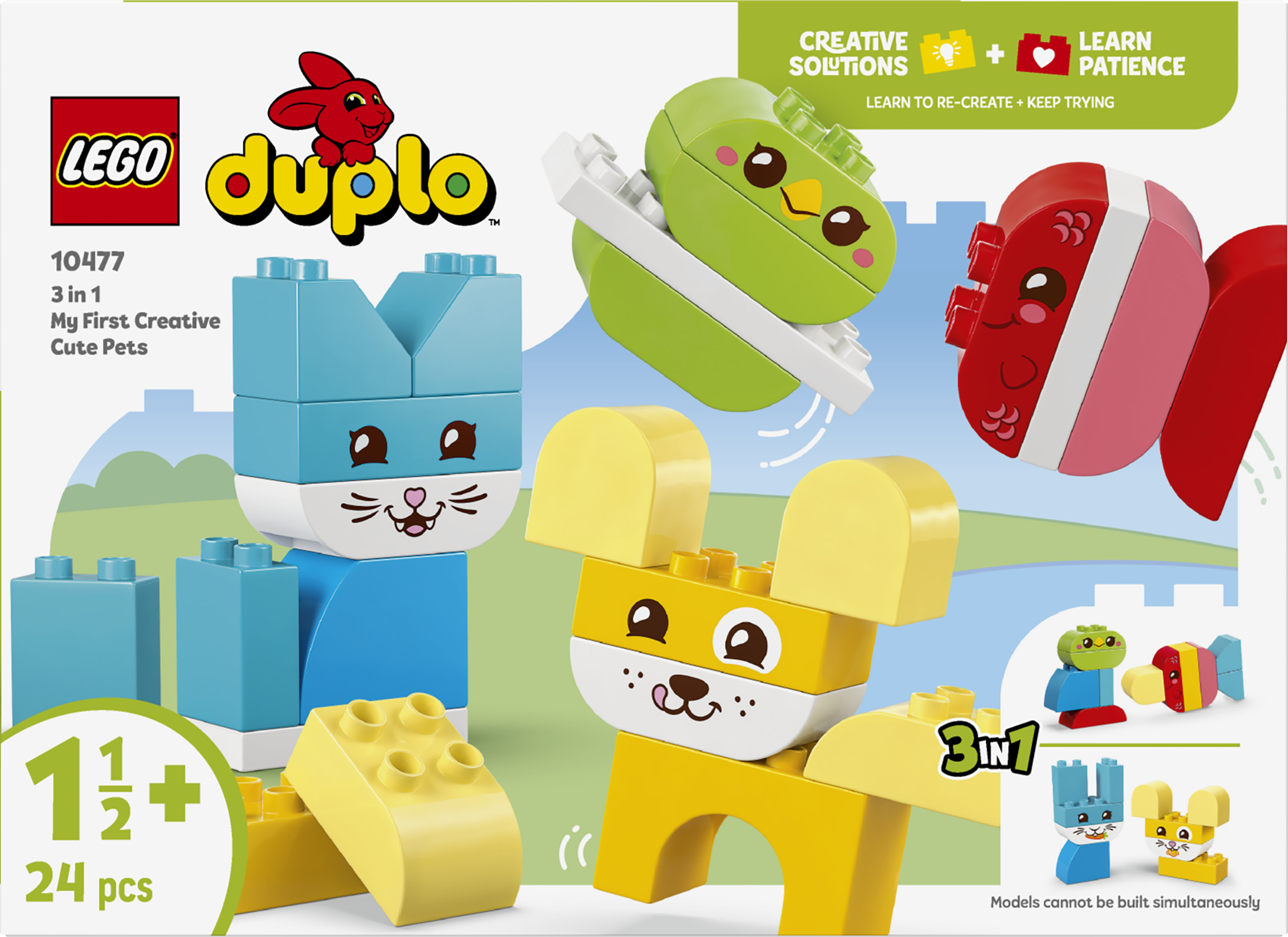 LEGO 10477 DUPLO My First 3 in 1 Creative Cute Pets