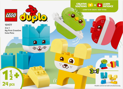 LEGO 10477 DUPLO My First 3 in 1 Creative Cute Pets