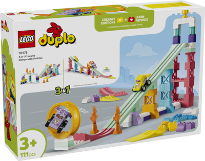 LEGO 10478 DUPLO Town 3 in 1 Creative Ramps with Vehicles