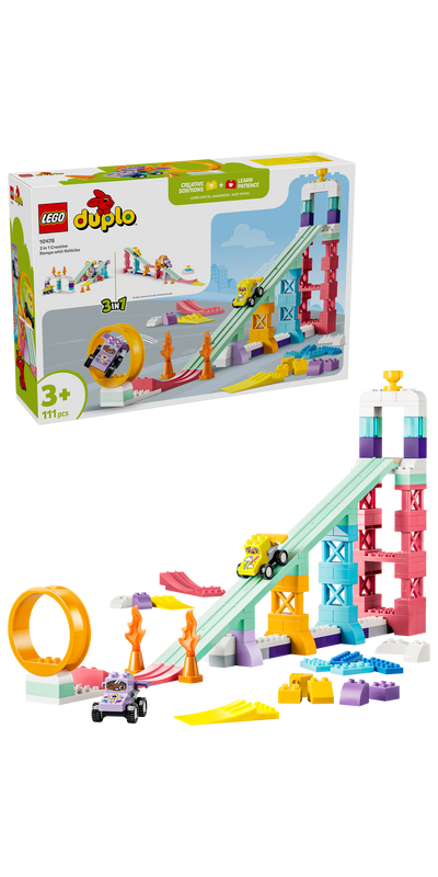 LEGO 10478 DUPLO Town 3 in 1 Creative Ramps with Vehicles