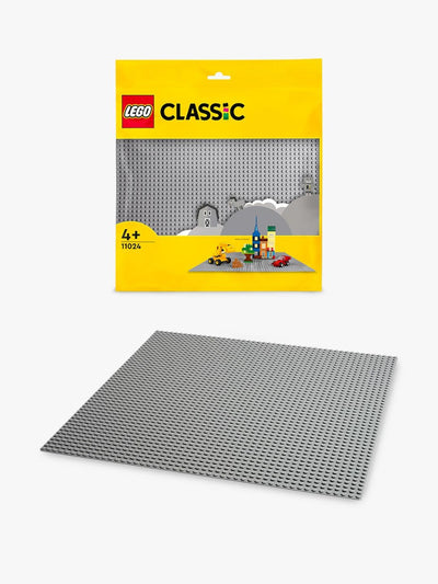 LEGO 11024 Classic Grey Baseplate, 48x48 Stud Building Base, Build and Display Board