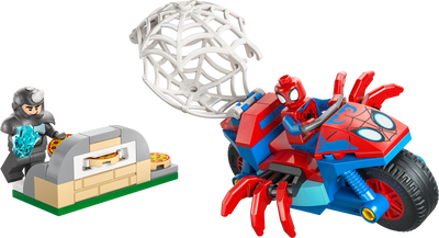 LEGO 11206 Marvel Spidey And His Amazing Friends Spidey on his Motorcycle vs. Rhino