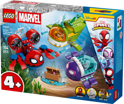 LEGO 11207 Marvel Spidey And His Amazing Friends Spidey Underwater Vehicles