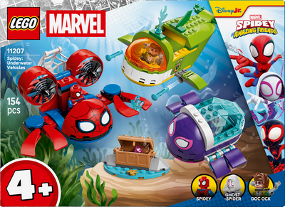 LEGO 11207 Marvel Spidey And His Amazing Friends Spidey Underwater Vehicles