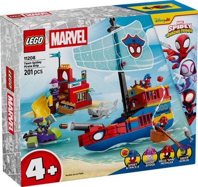 LEGO 11208 Marvel Spidey And His Amazing Friends Team Spidey Pirate Ship