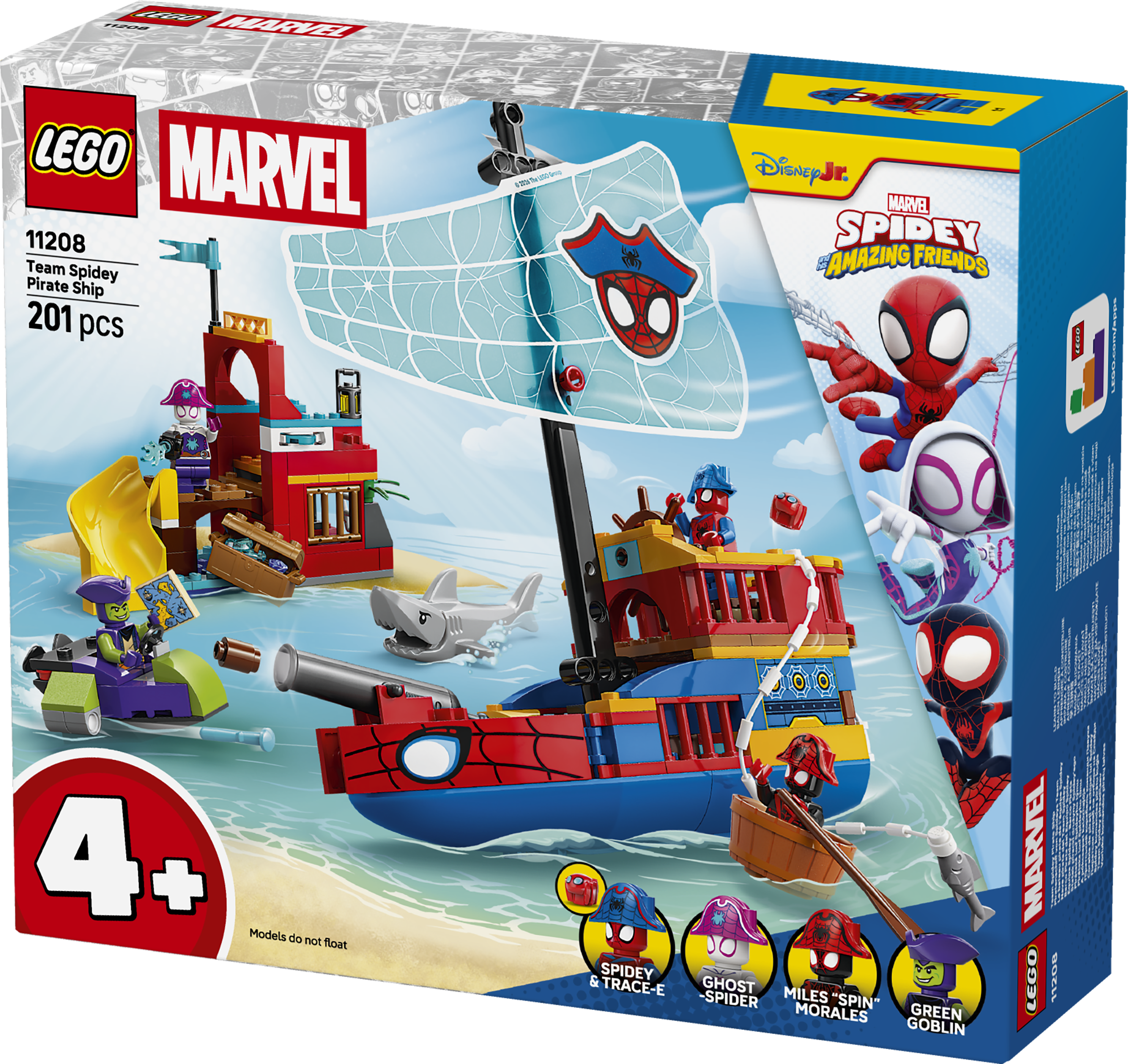 LEGO 11208 Marvel Spidey And His Amazing Friends Team Spidey Pirate Ship