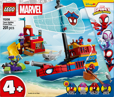 LEGO 11208 Marvel Spidey And His Amazing Friends Team Spidey Pirate Ship