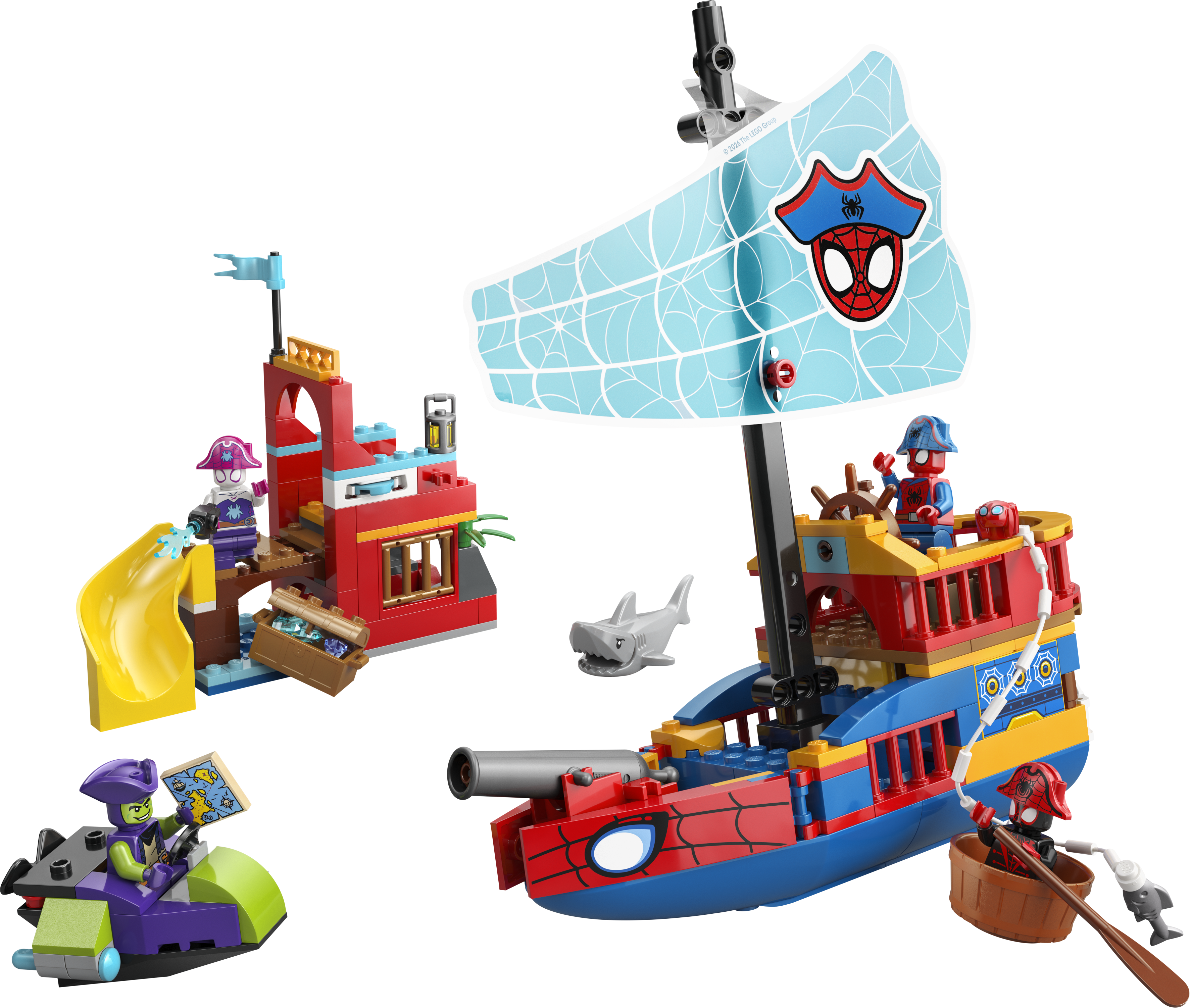 LEGO 11208 Marvel Spidey And His Amazing Friends Team Spidey Pirate Ship