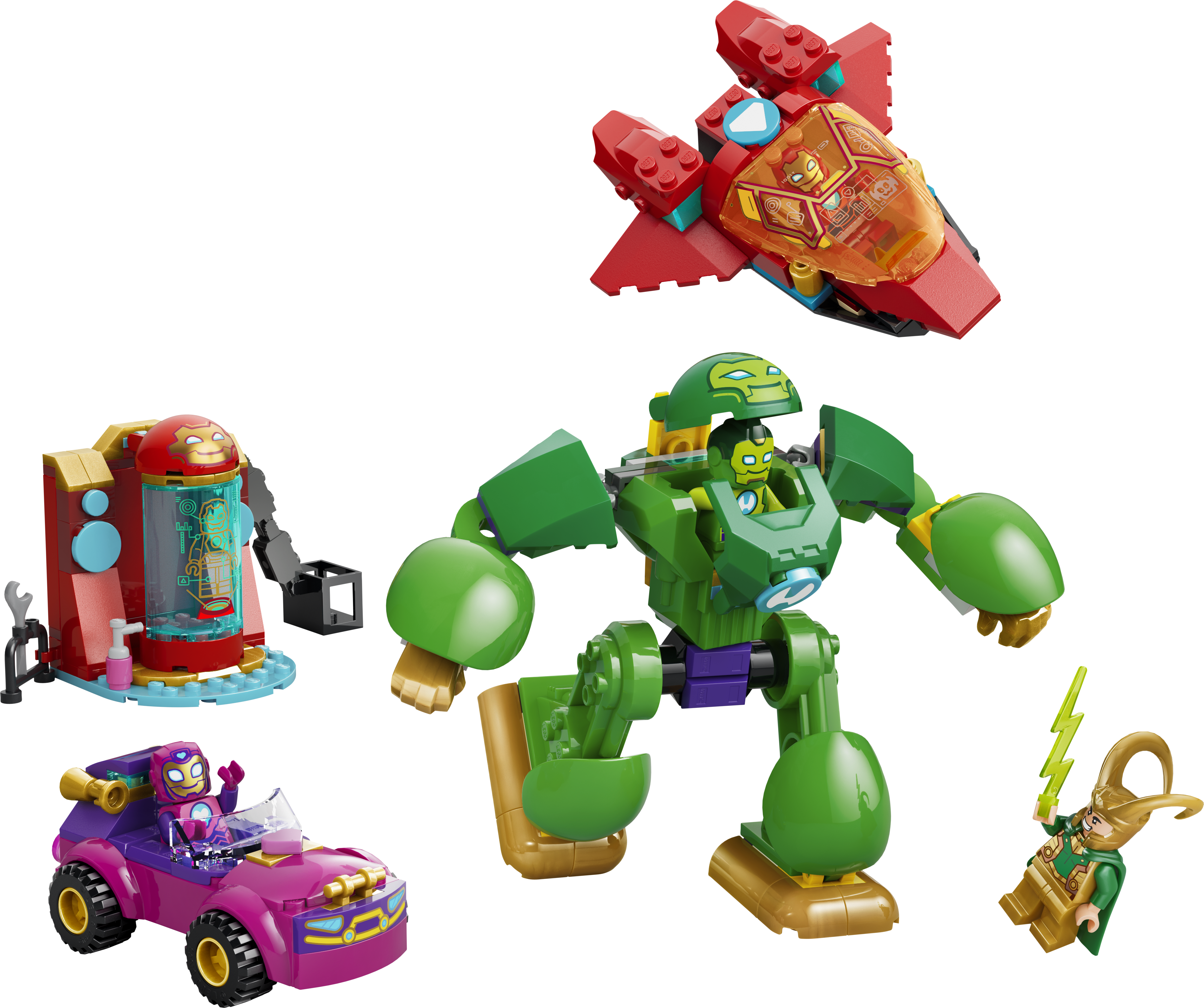 LEGO 11211 Marvel Iron Man and His Awesome Friends Loki vs. Team Iron Man
