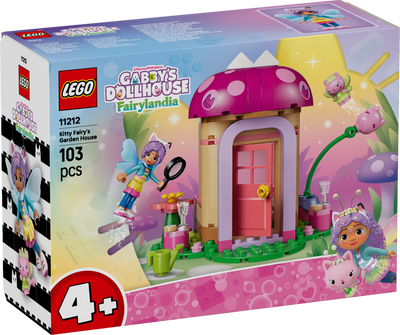 LEGO 11212 Gabby’s Dollhouse Kitty Fairy’s Garden House Toy