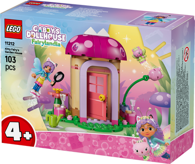 LEGO 11212 Gabby’s Dollhouse Kitty Fairy’s Garden House Toy