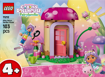 LEGO 11212 Gabby’s Dollhouse Kitty Fairy’s Garden House Toy