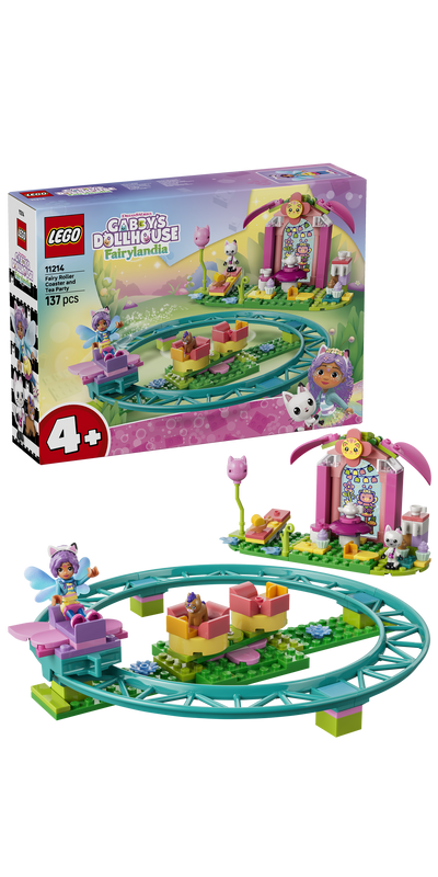 LEGO 11212 Gabby’s Dollhouse Kitty Fairy’s Garden House Toy