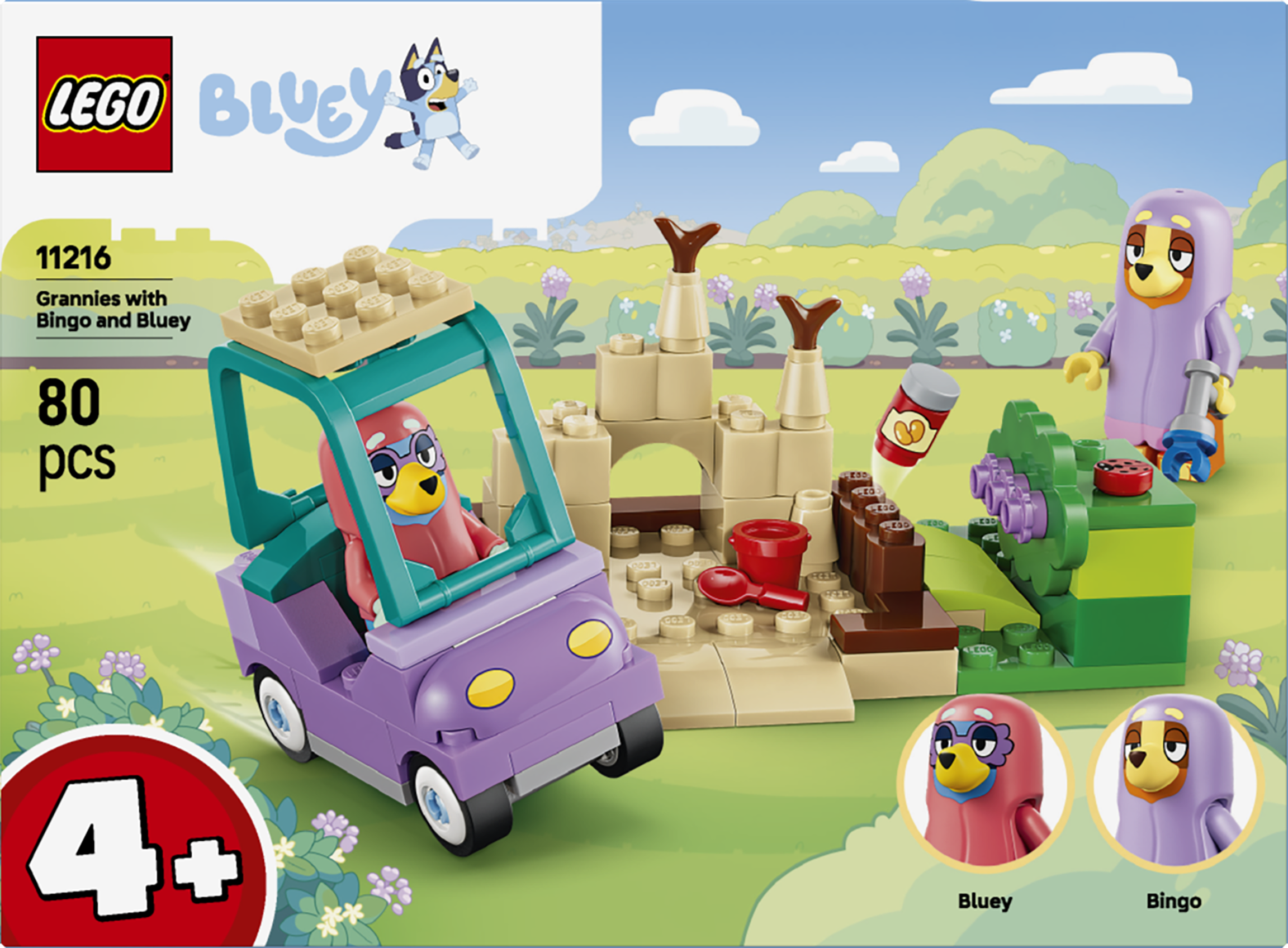 LEGO 11216 Bluey Grannies with Bingo and Bluey Building Toy