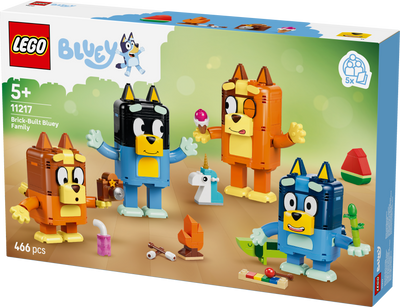 LEGO 11217 Bluey Brick-Built Bluey Family Toy Figures Set